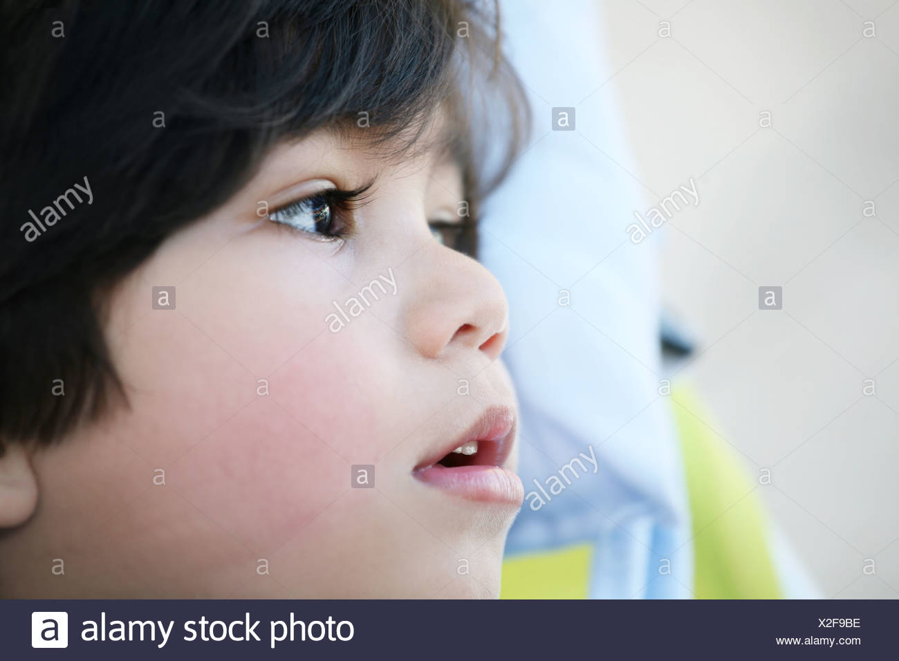 Profil De Beau Bebe Garcon Photo Stock Alamy