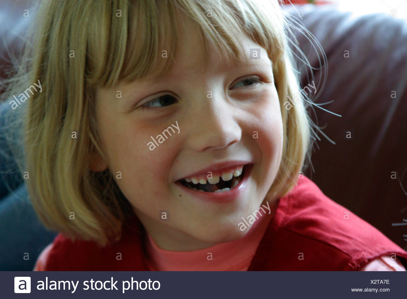 Visage Joyeux Photo Stock Alamy