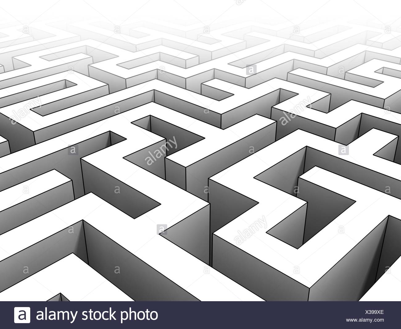 Labyrinthe En 3d Photo Stock Alamy