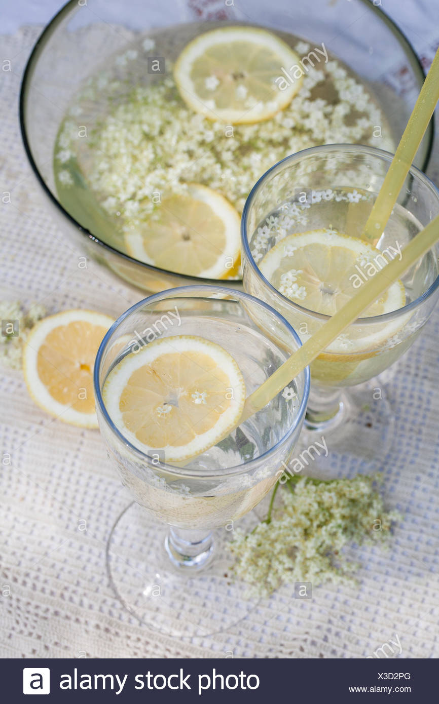 Matériau Fleur Dun Aîné Laîné Du Jus Un Bol De La