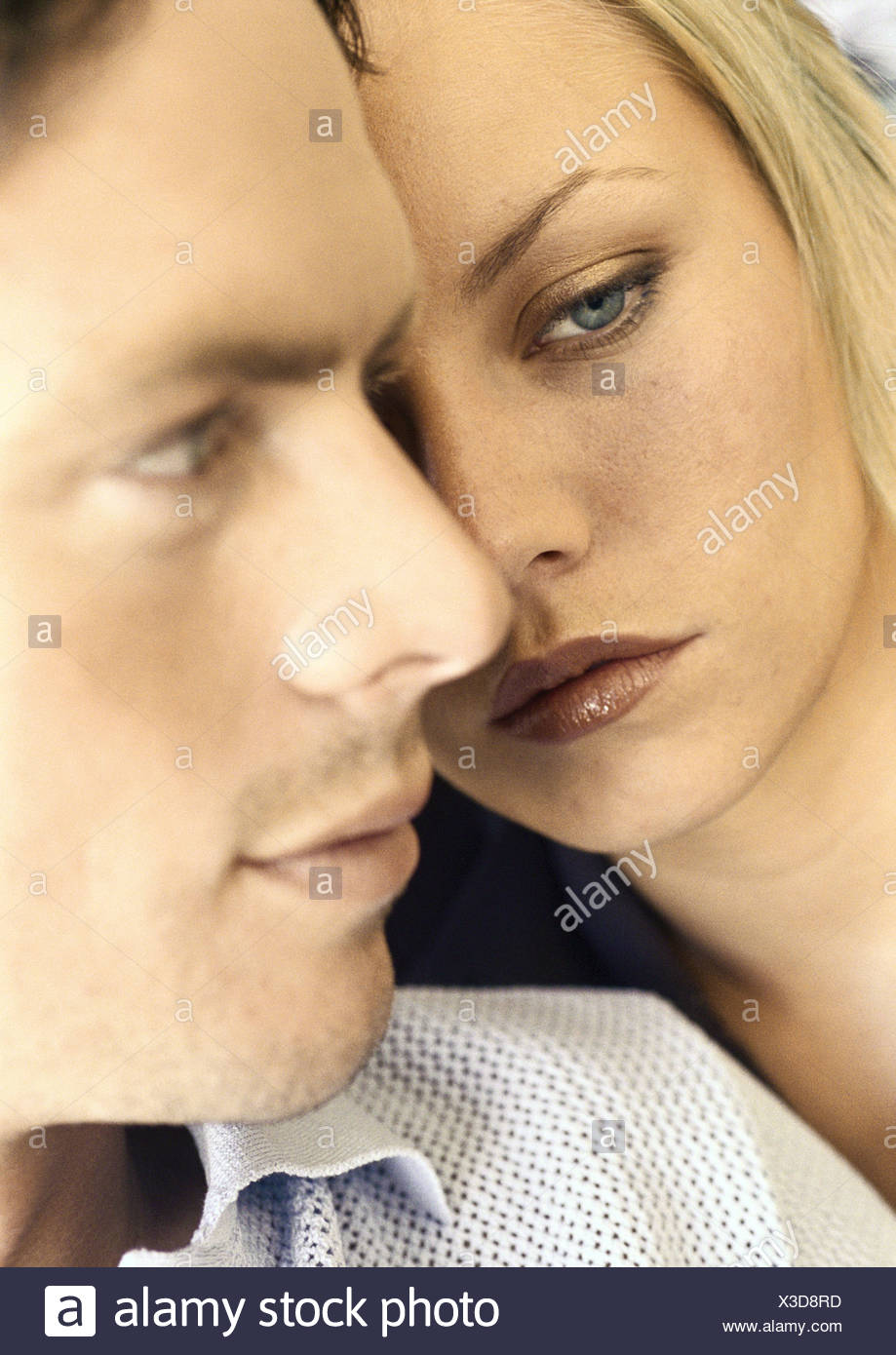 Jeune couple, close-up Banque D'Images