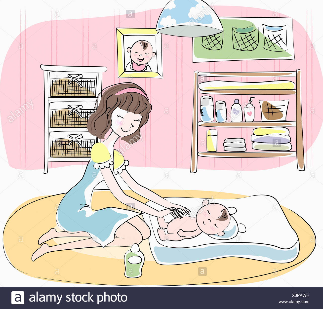 La Femme Donnant Sur Le Massage Bebe Photo Stock Alamy La Femme Donnant Sur Le Massage Bebe Photo Stock Alamy