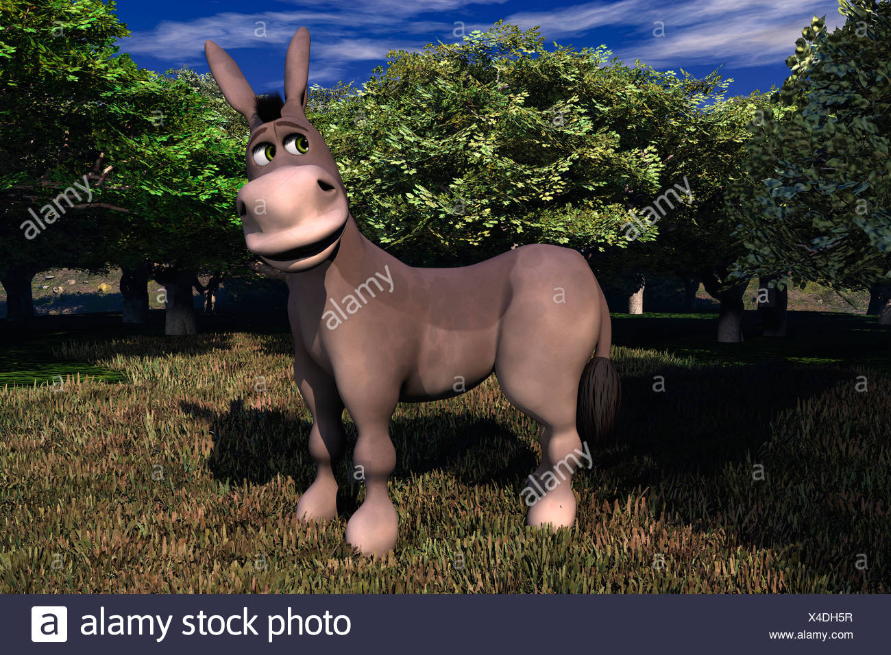 Donkey Cartoon Banque d'image et photos - Alamy