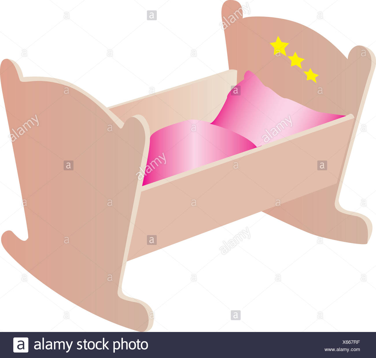 Lit Bebe Berceau En Bois Jouet Jeu Enfant Couchette Le Jeu De Tournoi Jouer Joue Photo Stock Alamy