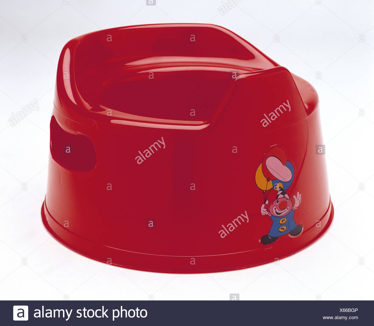 Pots De Chambre Enfant Rouge De L Hygiene Article Bebe Accessoires Bebe Pot Pot De Chambre Toilettes Bebe Siege Des Toilettes Plastique Clown Clown Photographie De Produits Still Life Cut Out Photo Stock