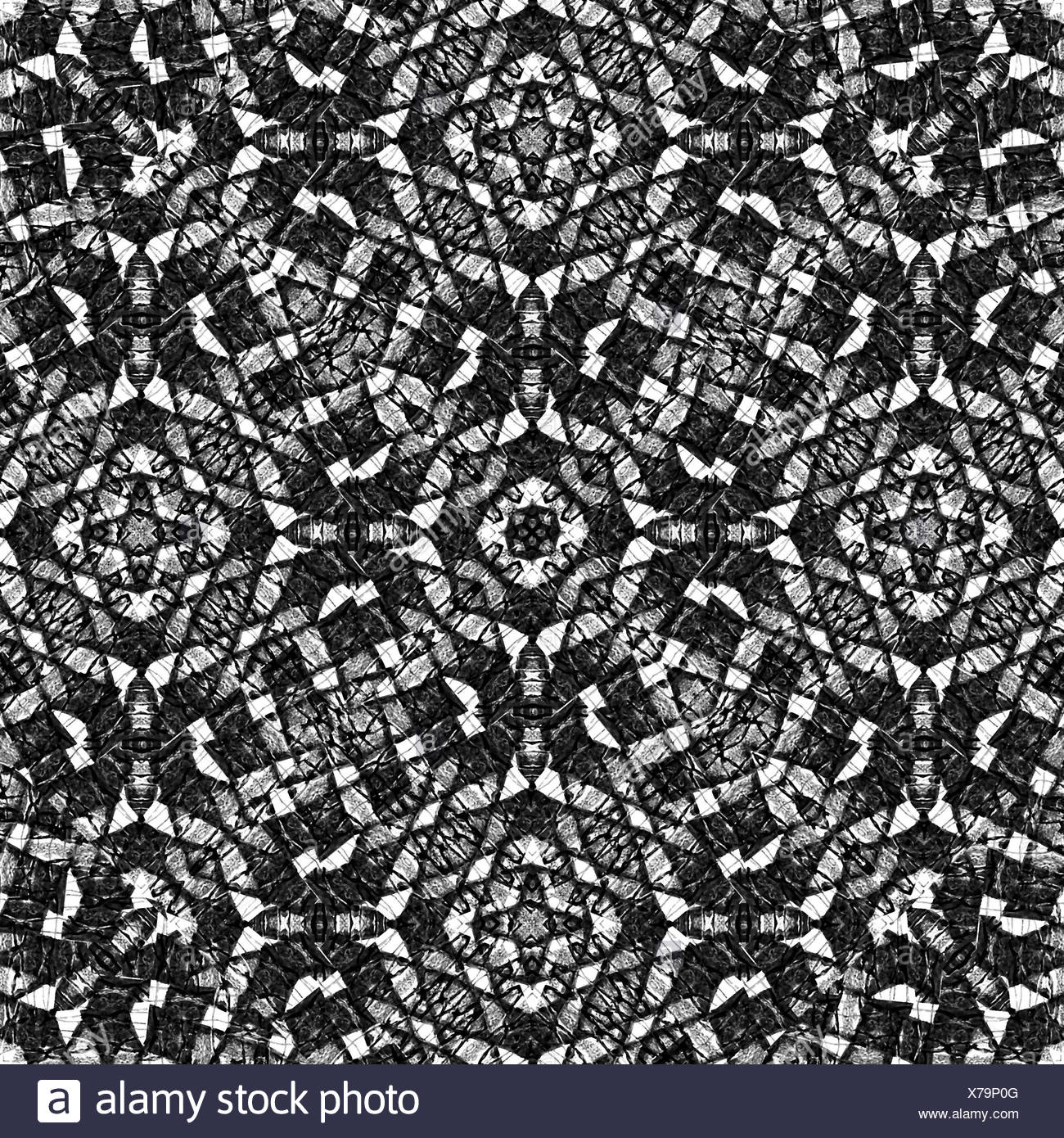 Noir et blanc motif géométrique ethnique photo stock