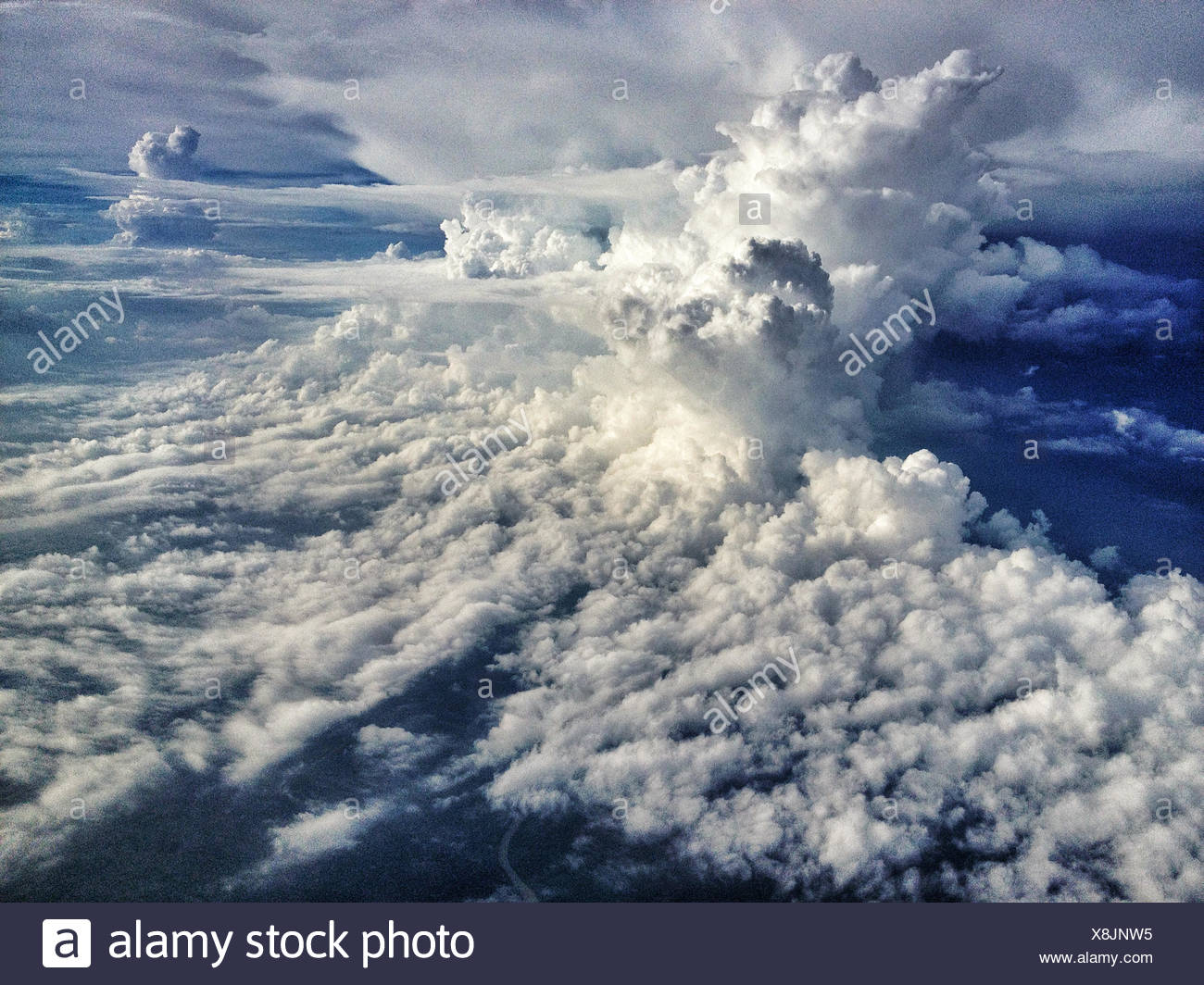 L'INDONÉSIE, Bali, Cloudscape Banque D'Images