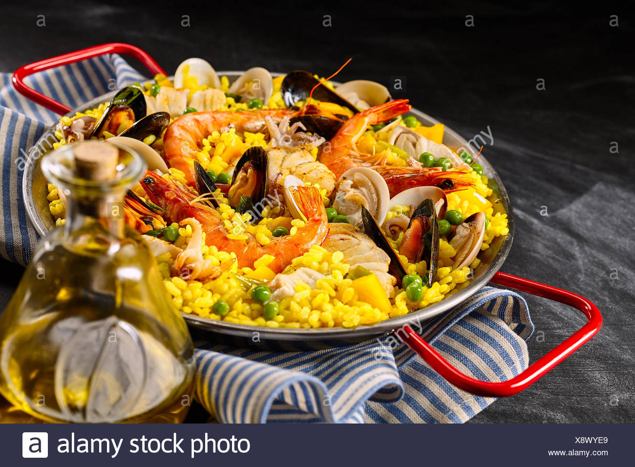 Recette Paella Espagnole Traditionnelle Pour La Marguerite Avec