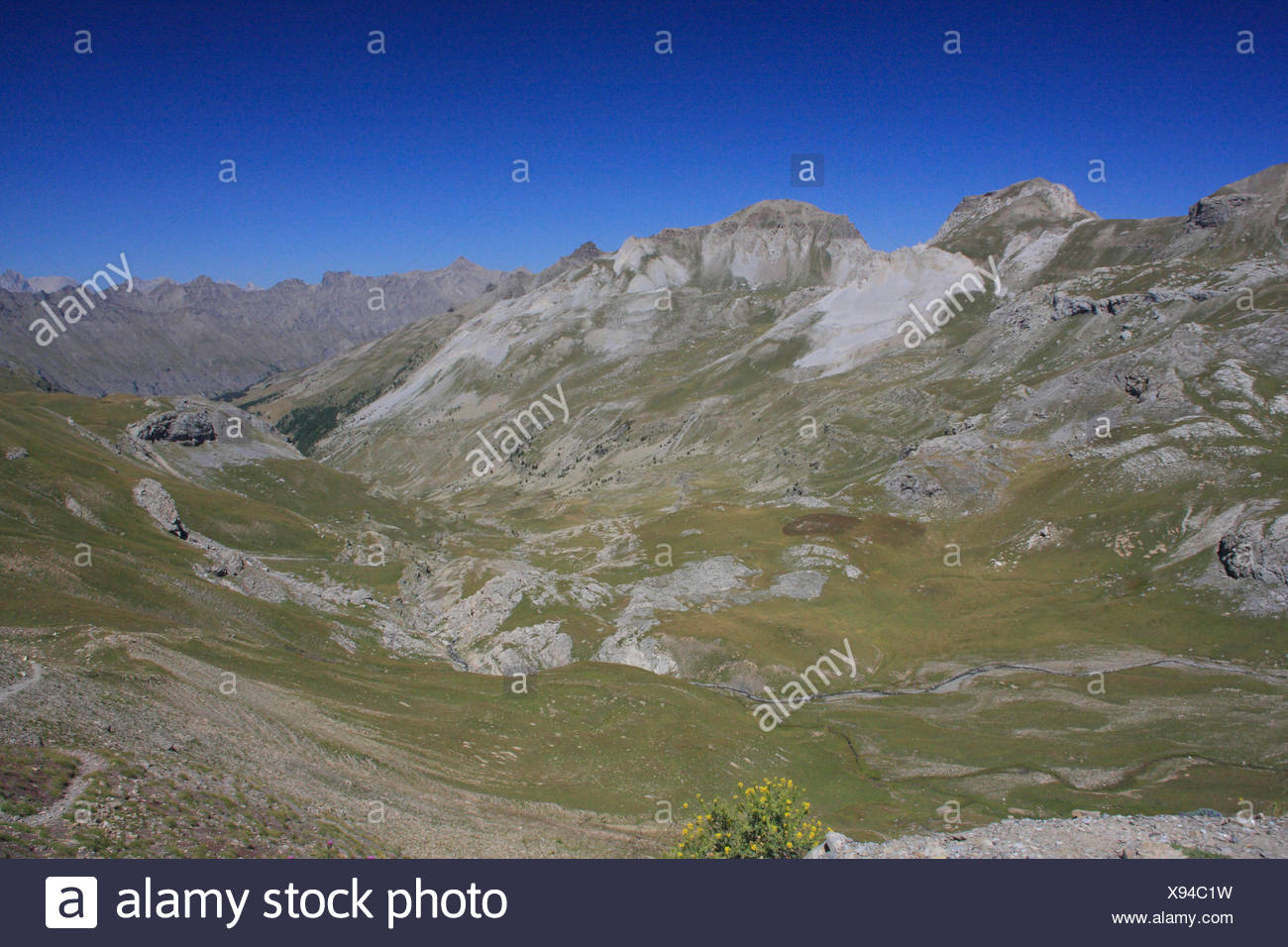 Sur Le Col De La Bonette Col De Montagne Plus Haute Route