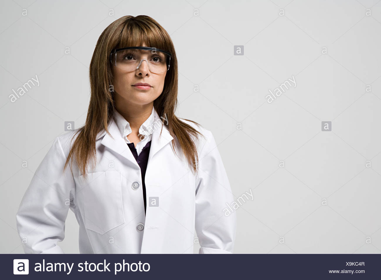 Portrait d'un scientifique Banque D'Images