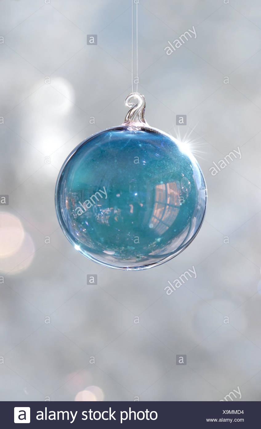 Feinserie bille de verre//Boule de Noël étoile filante