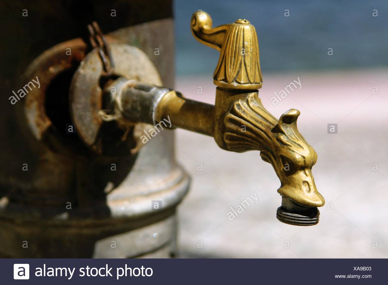 Fontaine En Cuivre Métal Dragon Robinet Eau Matériaux