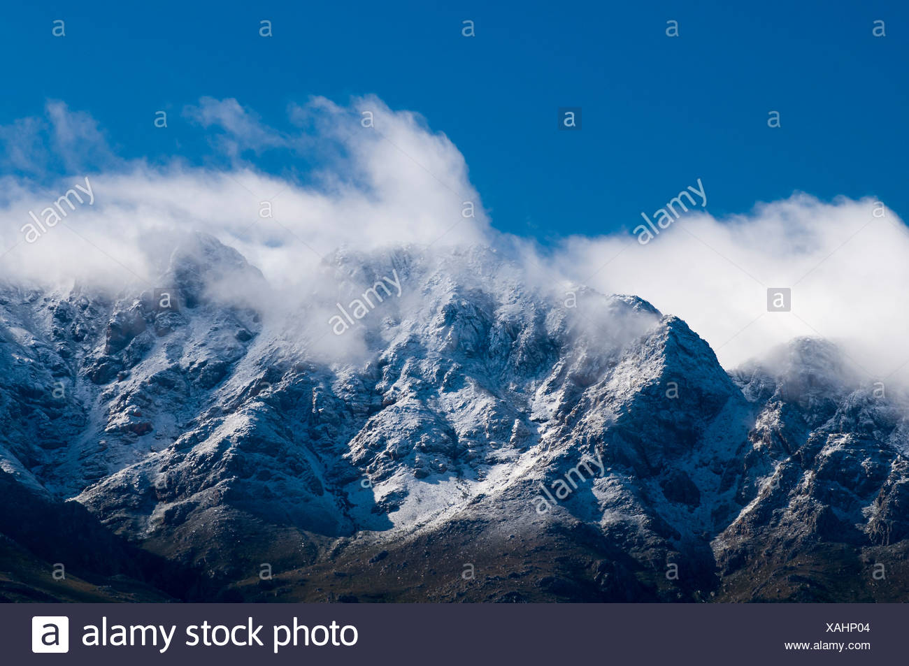 Montagnes Enneigées Monts Swartberg Western Cape Afrique