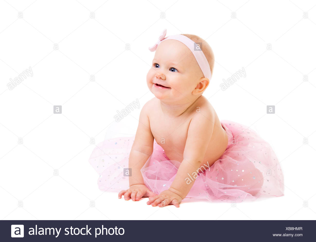 Ballerine Bebe Tres Mignon Happy Baby Girl Jupe Ballerine Photo Stock Alamy