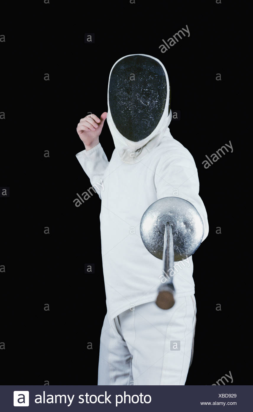 Escrimeur Photo Stock Alamy