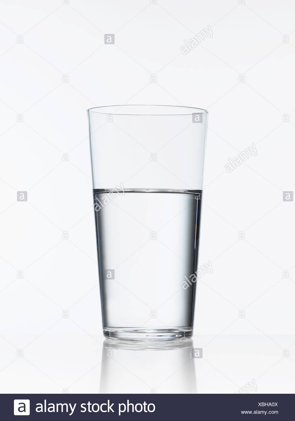 Portrait de verre d'eau Banque D'Images