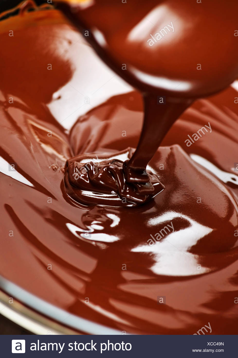 Cacao foncé doux Banque D'Images