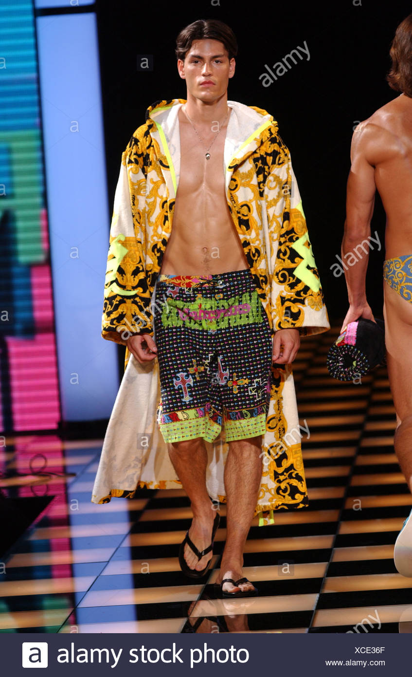 Versace Collection Prêt à Porter Printemps été Cheveux Bruns