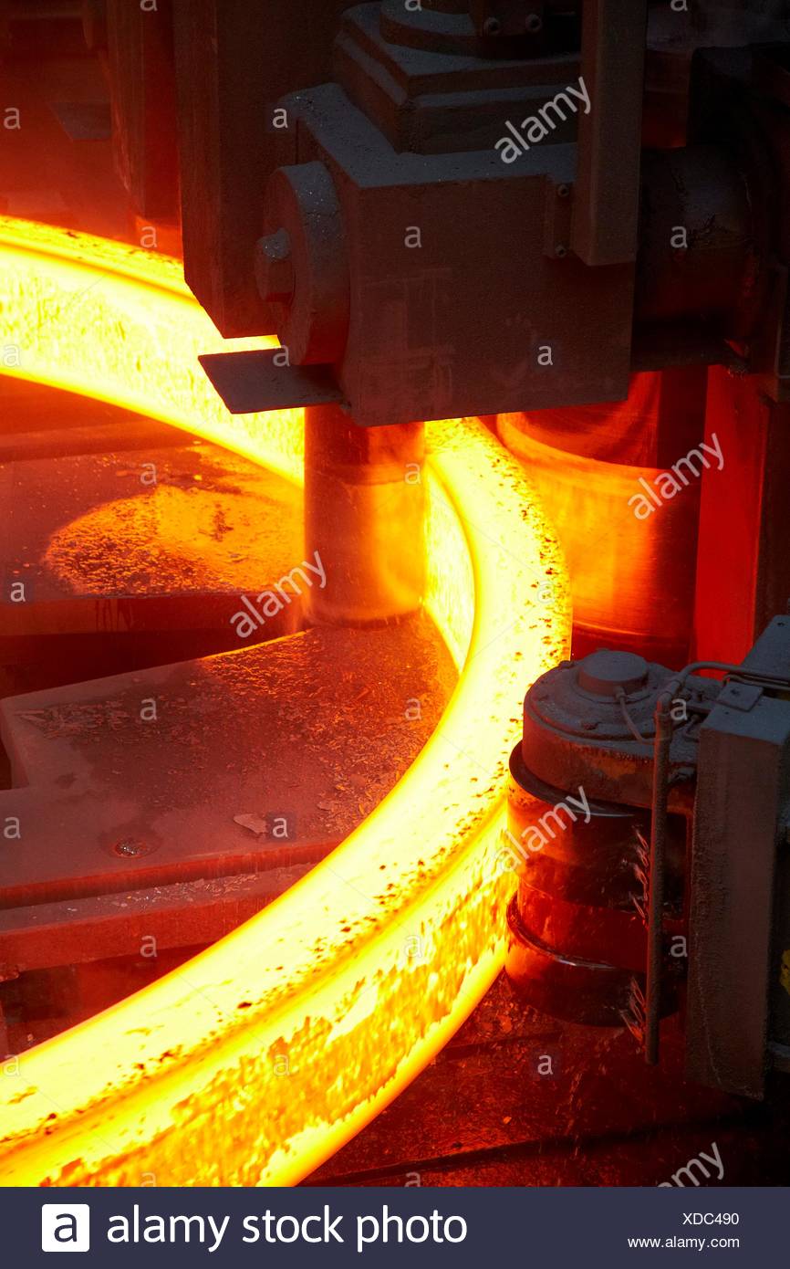 Laminage De L Acier L Industrie De La Metallurgie Photo Stock Alamy