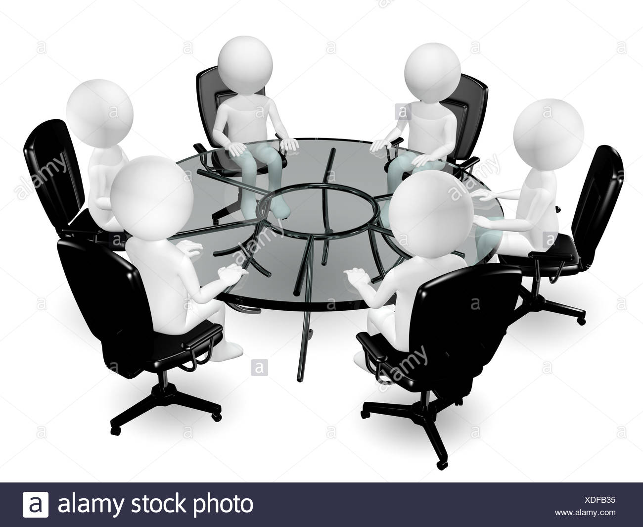 Round Table Meeting Conference Banque d'image et photos - Alamy