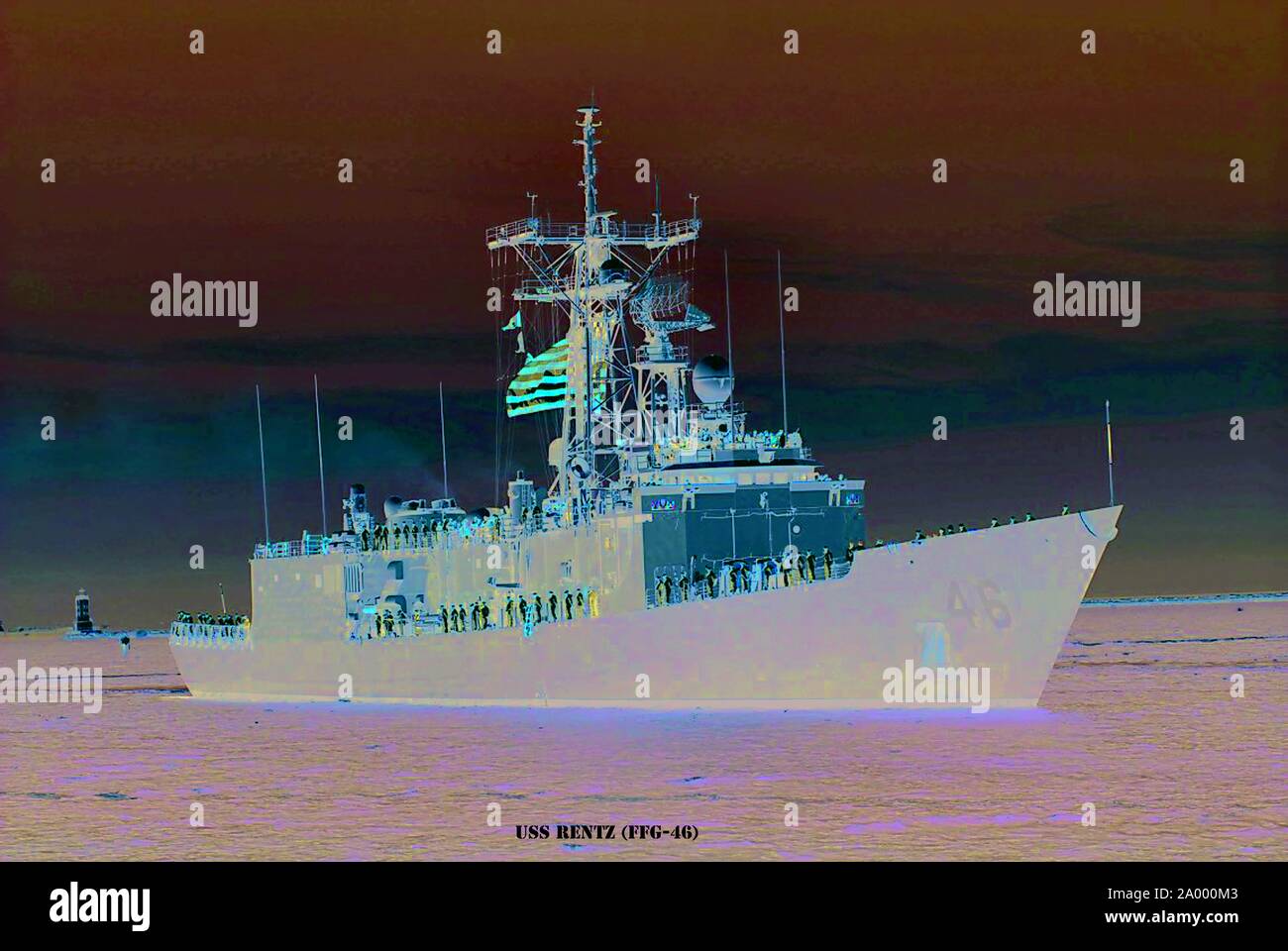 USS RENTZ (FFG-46) Foto Stock USS RENTZ (FFG-46) Foto Stock