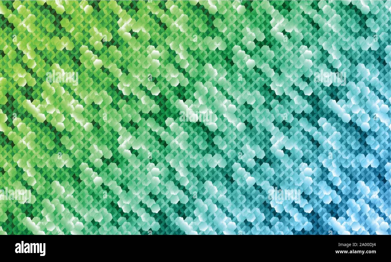 Mosaico astratto sfondo vettoriale per schermo digitale Illustrazione Vettoriale
