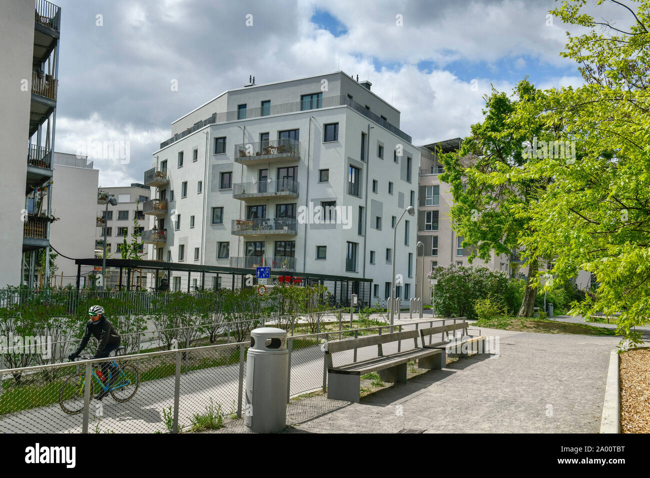 Neubauten, Moeckernkiez, Yorckstrasse, Kreuzberg di Berlino, Deutschland, M Foto Stock