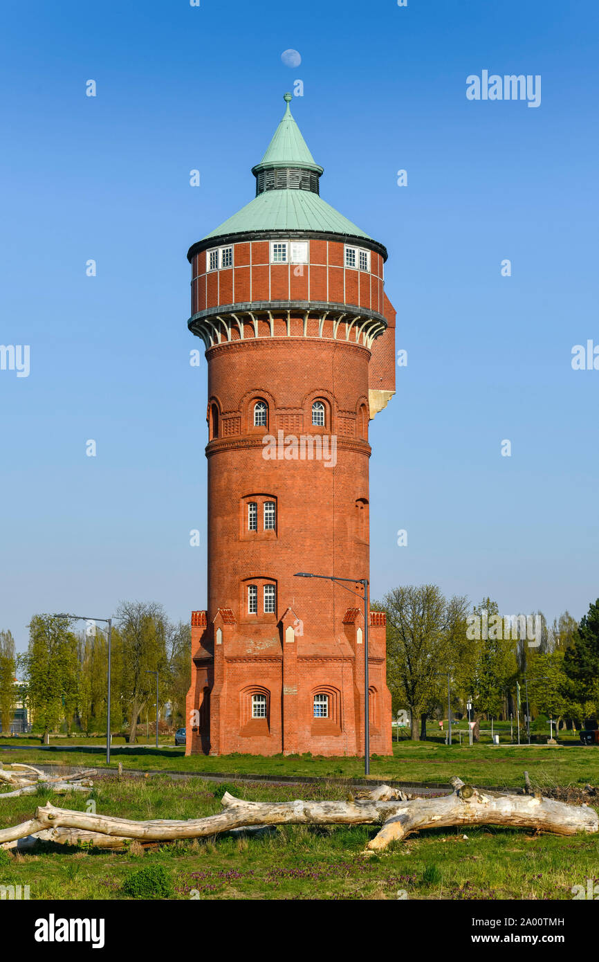 Alter Wasserturm, Marienpark, Lankwitzer Strasse, Mariendorf, Tempelhof-Schoeneberg, Berlino, Deutschland Foto Stock