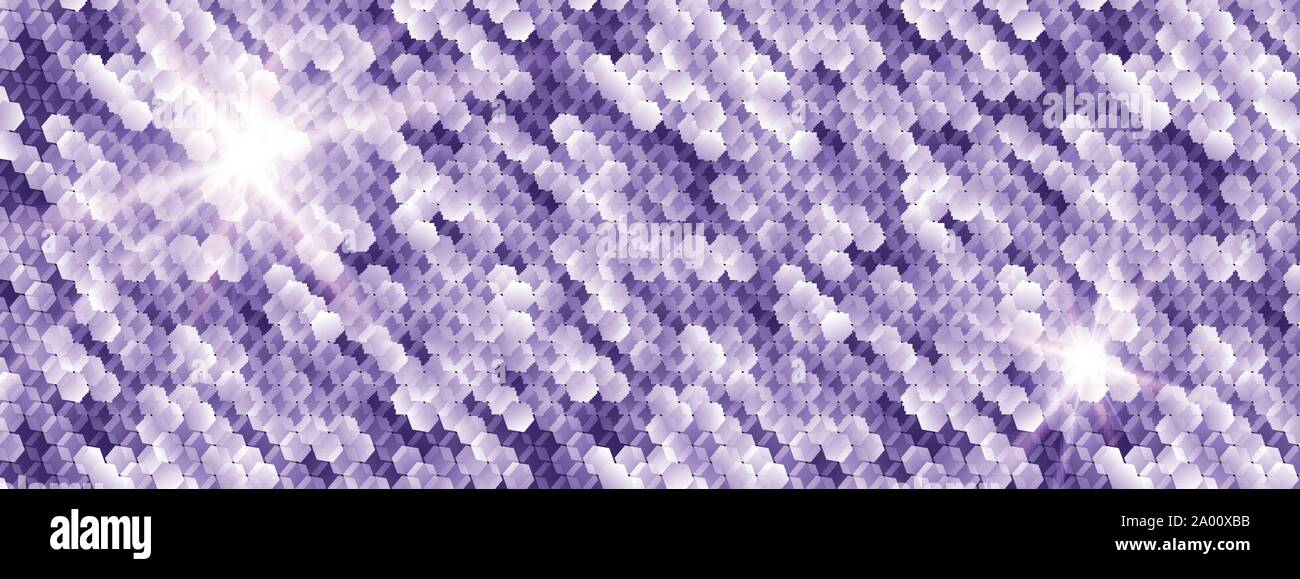 Ultra Violet colore di sfondo. Facebook Dimensione copertina Illustrazione Vettoriale
