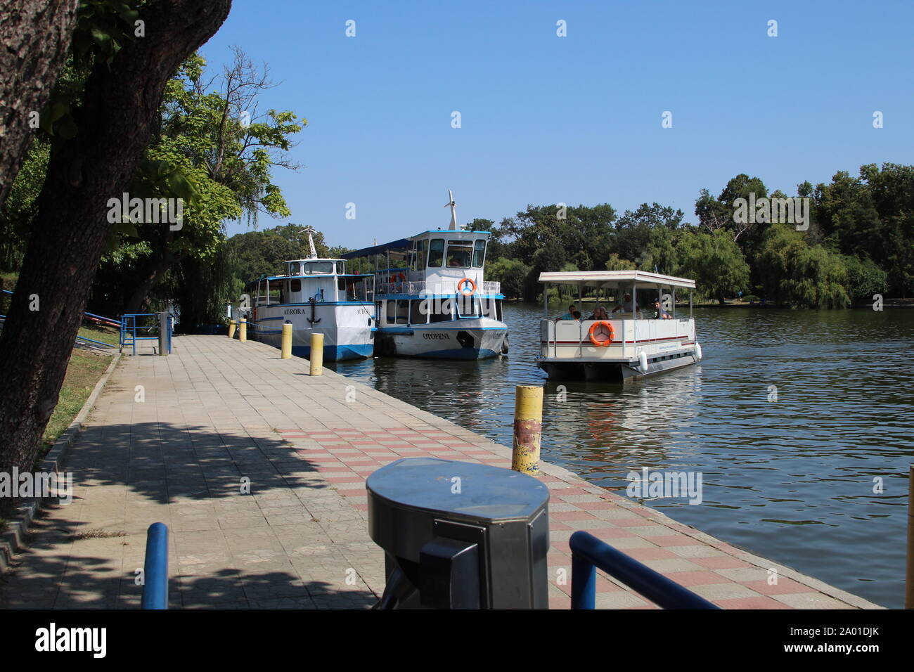 Immagini dal lago Herastrau Foto Stock