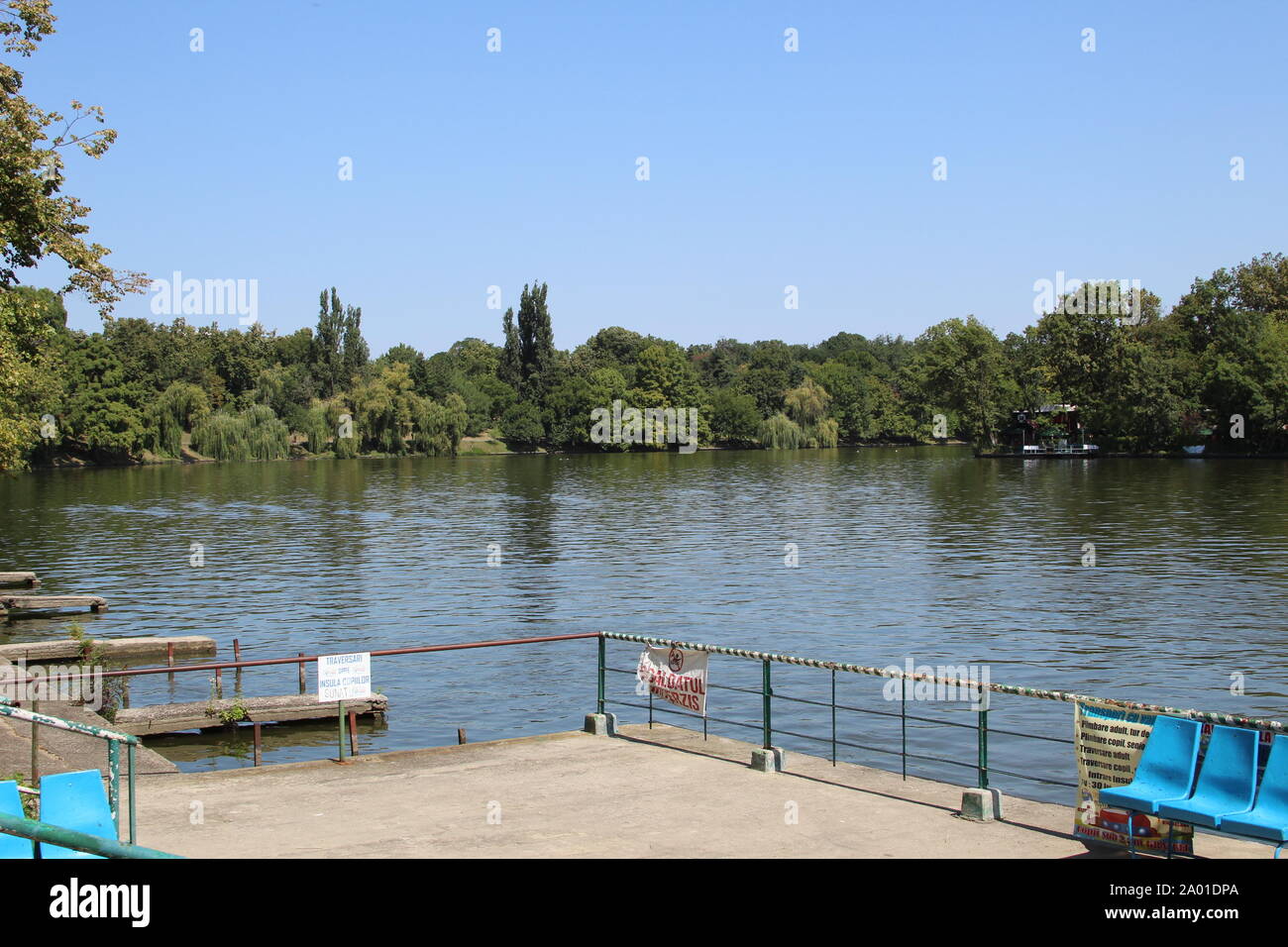 Immagini dal lago Herastrau Foto Stock