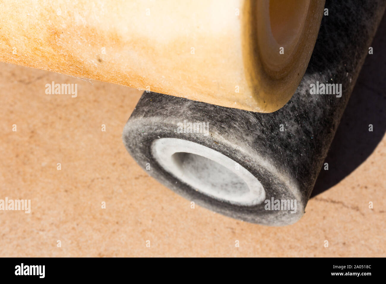 Una schifezza per uso domestico di acqua depuratore sistema di filtraggio Filtri sostituibili dopo sei mesi di utilizzo Foto Stock