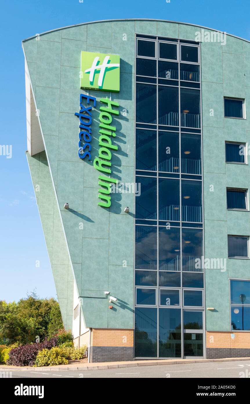 Holiday Inn Express Holiday inn hotel Tamworth town center Tamworth Staffordshire England Regno Unito GB UK Europa Foto Stock