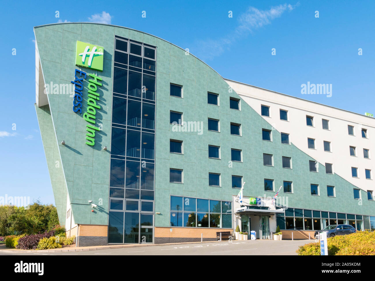 Holiday Inn Express Holiday inn hotel Tamworth town center Tamworth Staffordshire England Regno Unito GB UK Europa Foto Stock