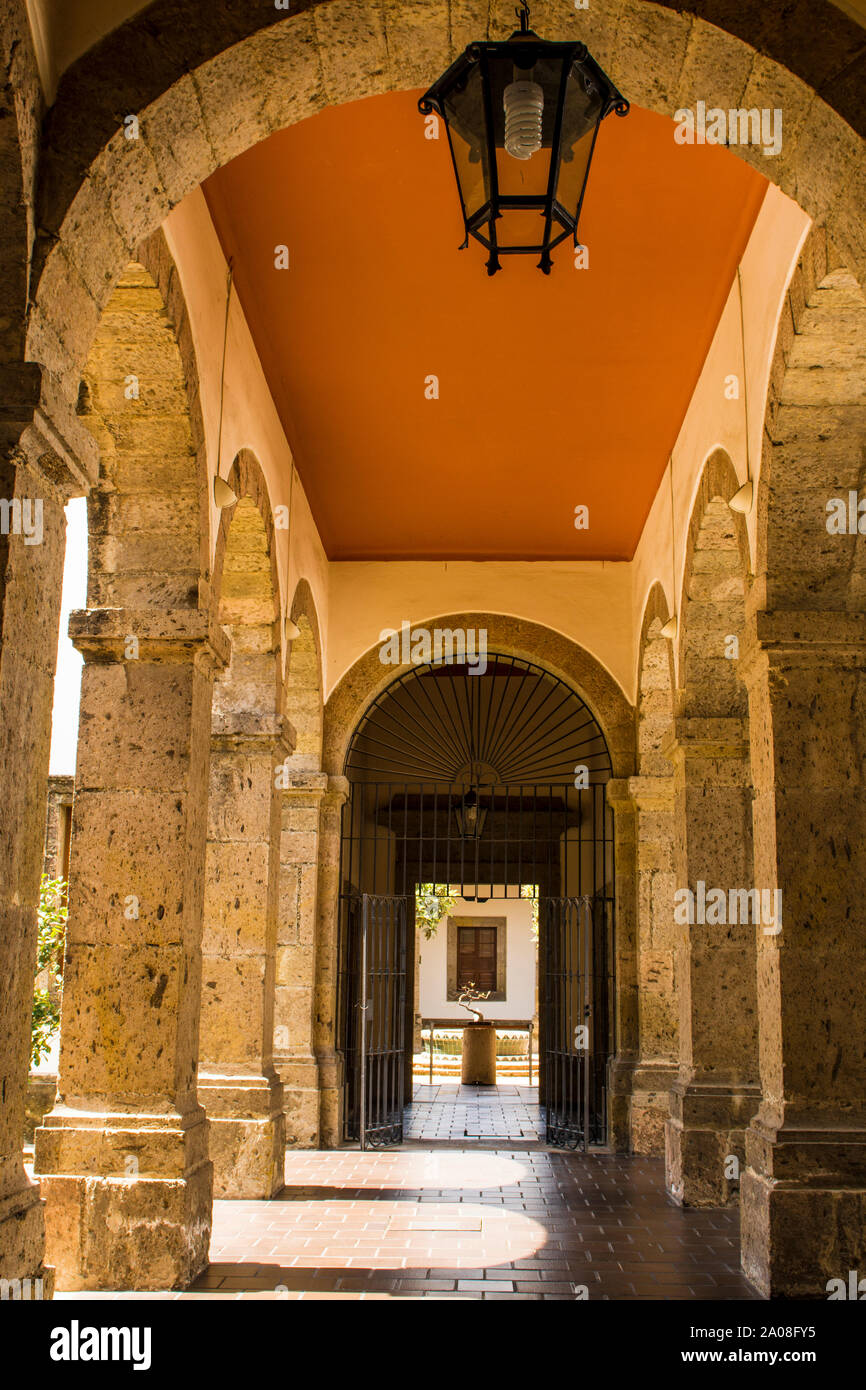 Hospicio Cabanas ospedale, Sito Patrimonio Mondiale dell'UNESCO centro storico, Guadalajara, Jalisco, Messico. Foto Stock