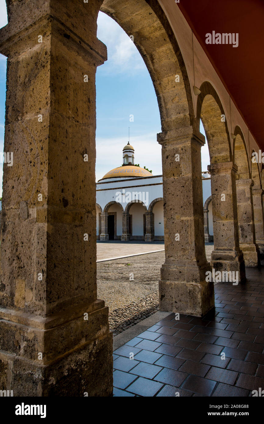 Hospicio Cabanas ospedale, Sito Patrimonio Mondiale dell'UNESCO centro storico, Guadalajara, Jalisco, Messico. Foto Stock
