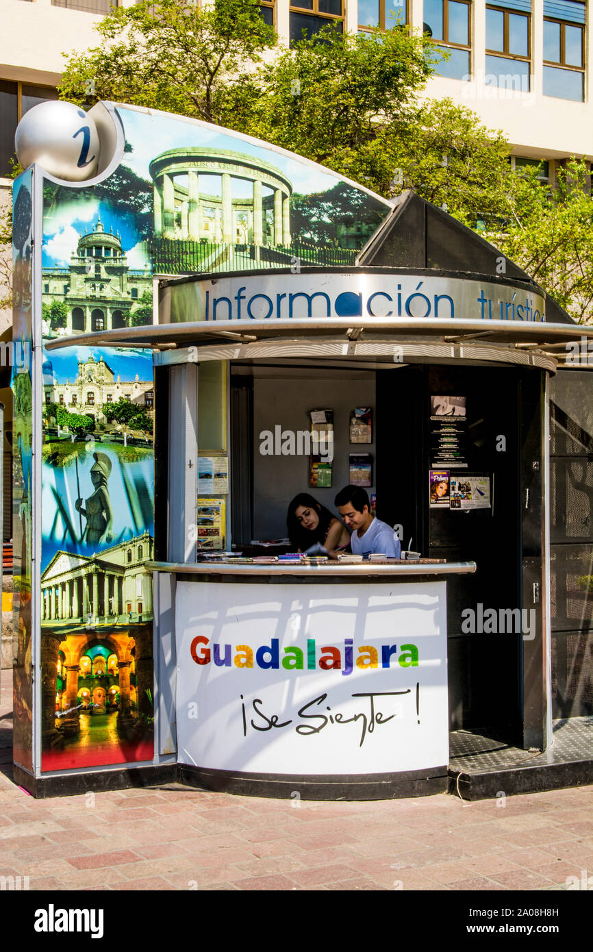 Centro storico, Guadalajara, Jalisco, Messico. Foto Stock