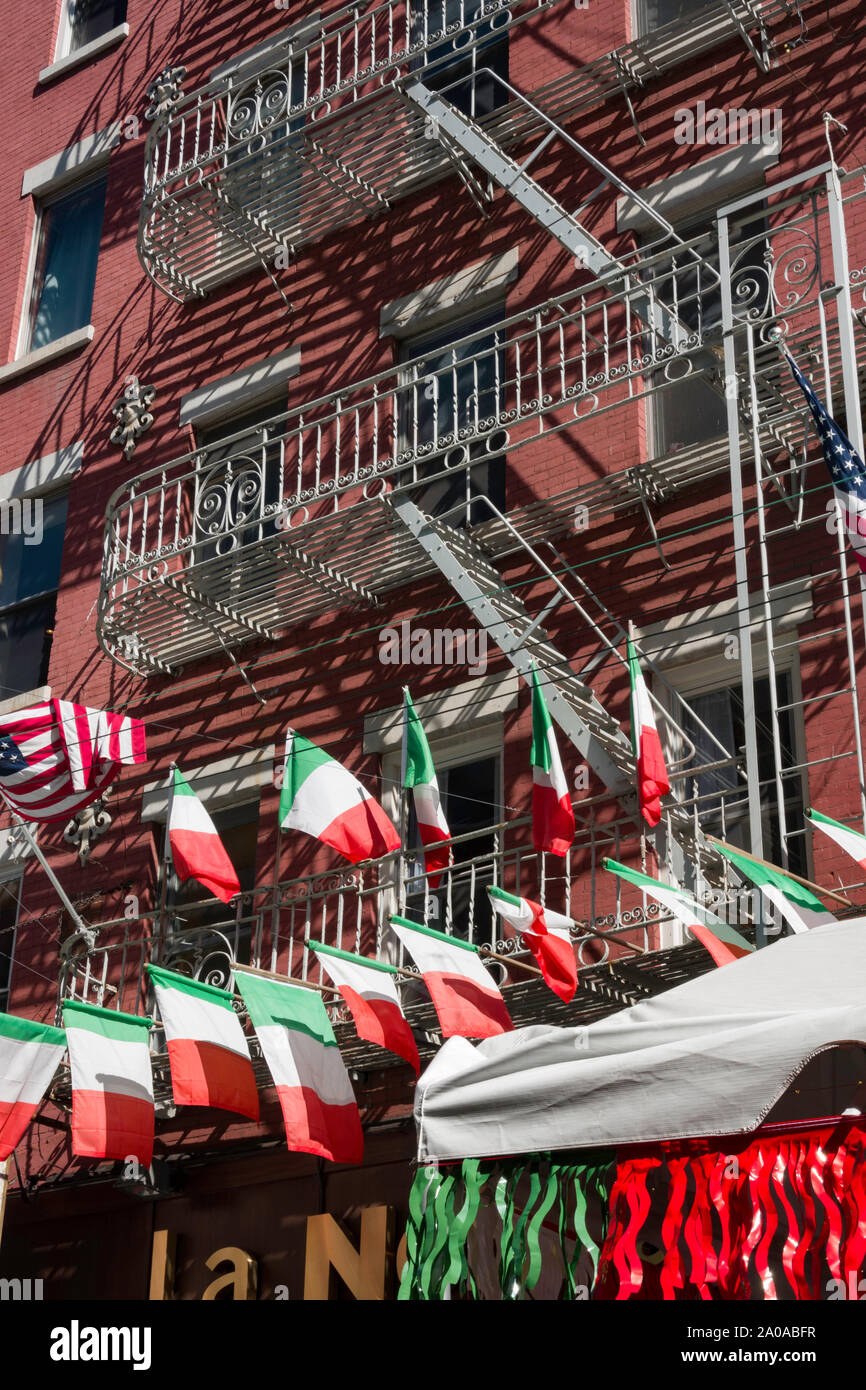 93annuale festa di San Gennaro a Little Italy, New York City, Stati Uniti d'America Foto Stock