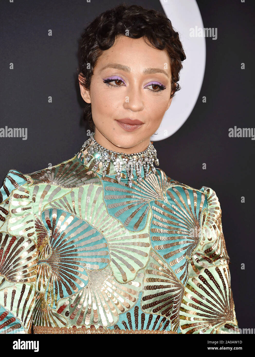 HOLLYWOOD, CA - 18 settembre: Ruth Negga assiste la premiere del ventesimo secolo Fox " Ad Astra' alla Cupola di Glossari Affini il 18 settembre 2019 a Los Angeles, California. Foto Stock