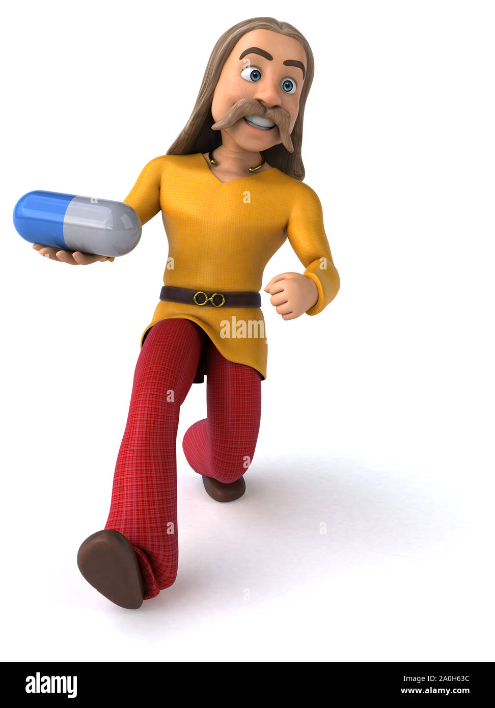 Divertimento gaulois - 3D illustrazione Foto Stock