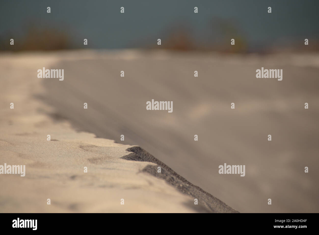 Le dune di sabbia bianca di Phan Ri Cua, Vietnam che è una gemma nascosta per i viaggiatori Foto Stock