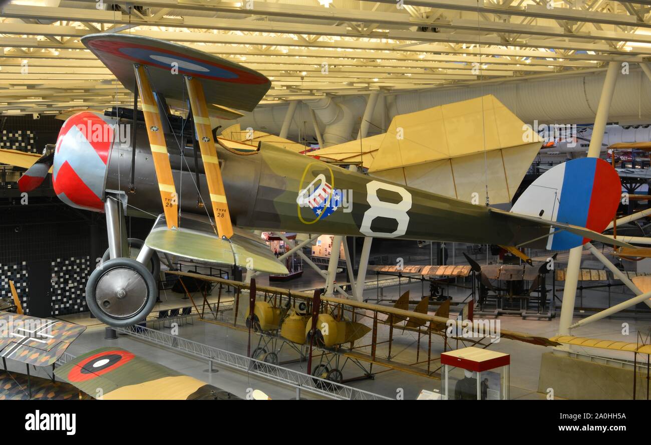 Newport 28 C.1 fighter dalla prima guerra mondiale Foto Stock