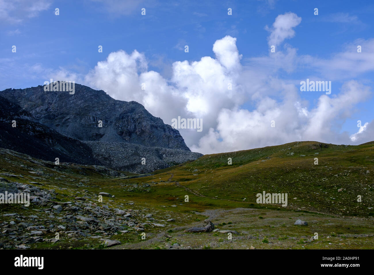 Pinter, Champoluc, Italia, alpi Italiane Foto Stock