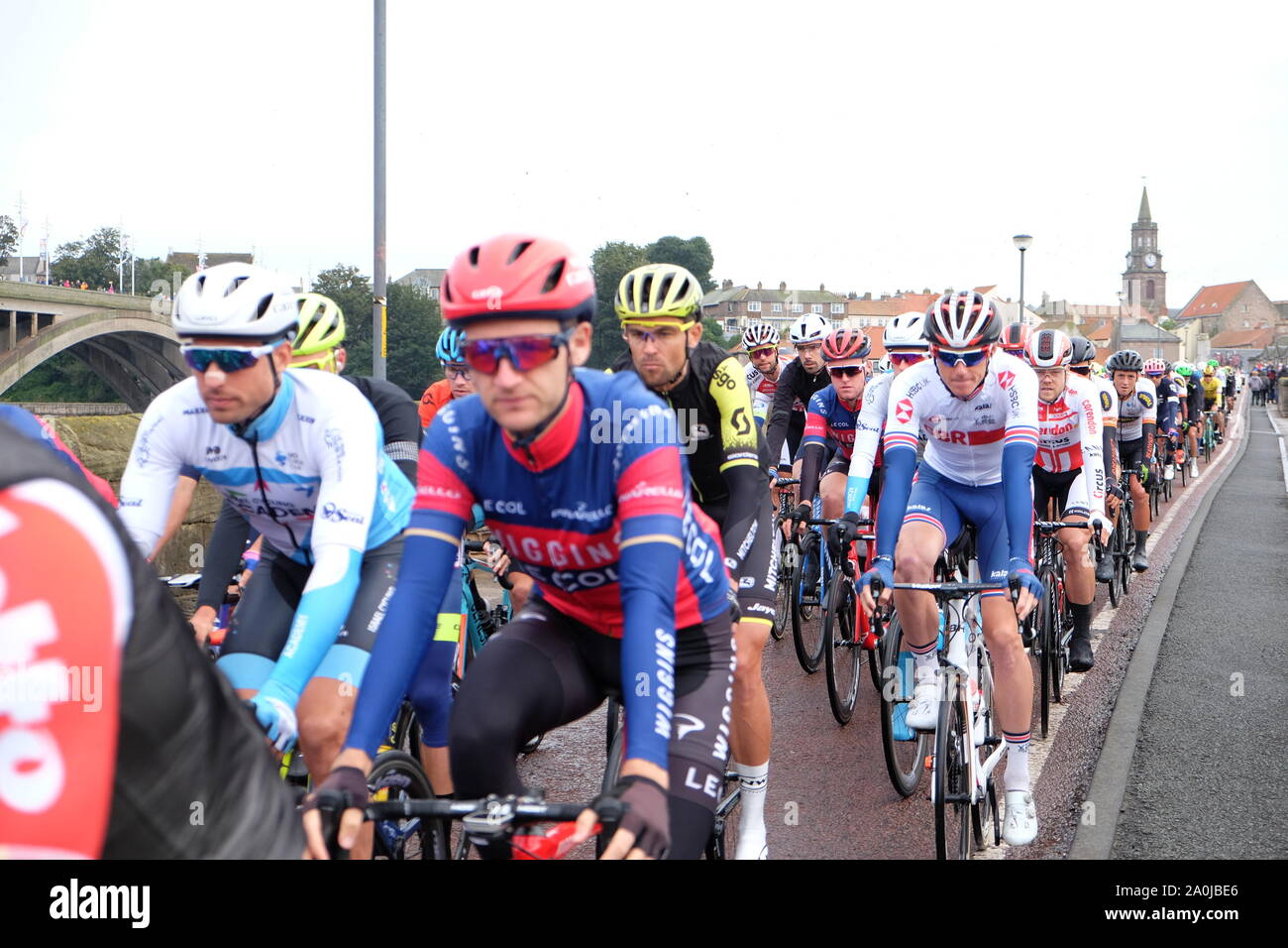 Tour della Gran Bretagna passando per Berwick upon Tweed 2019 Foto Stock