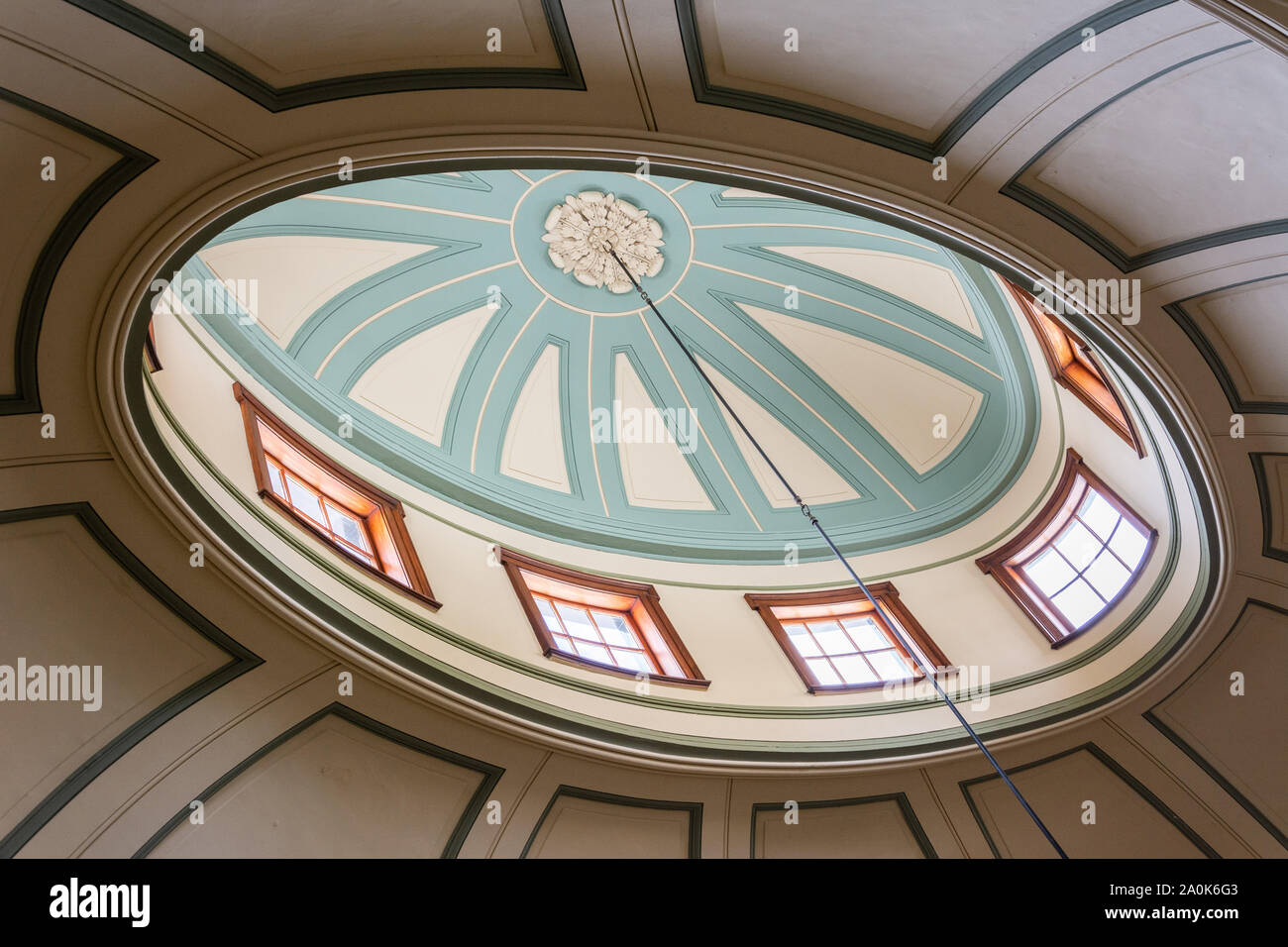 Sydney, Australia - 10 marzo 2017. Lanterna a cupola dell'edificio storico Elizabeth Bay House di Sydney. Foto Stock