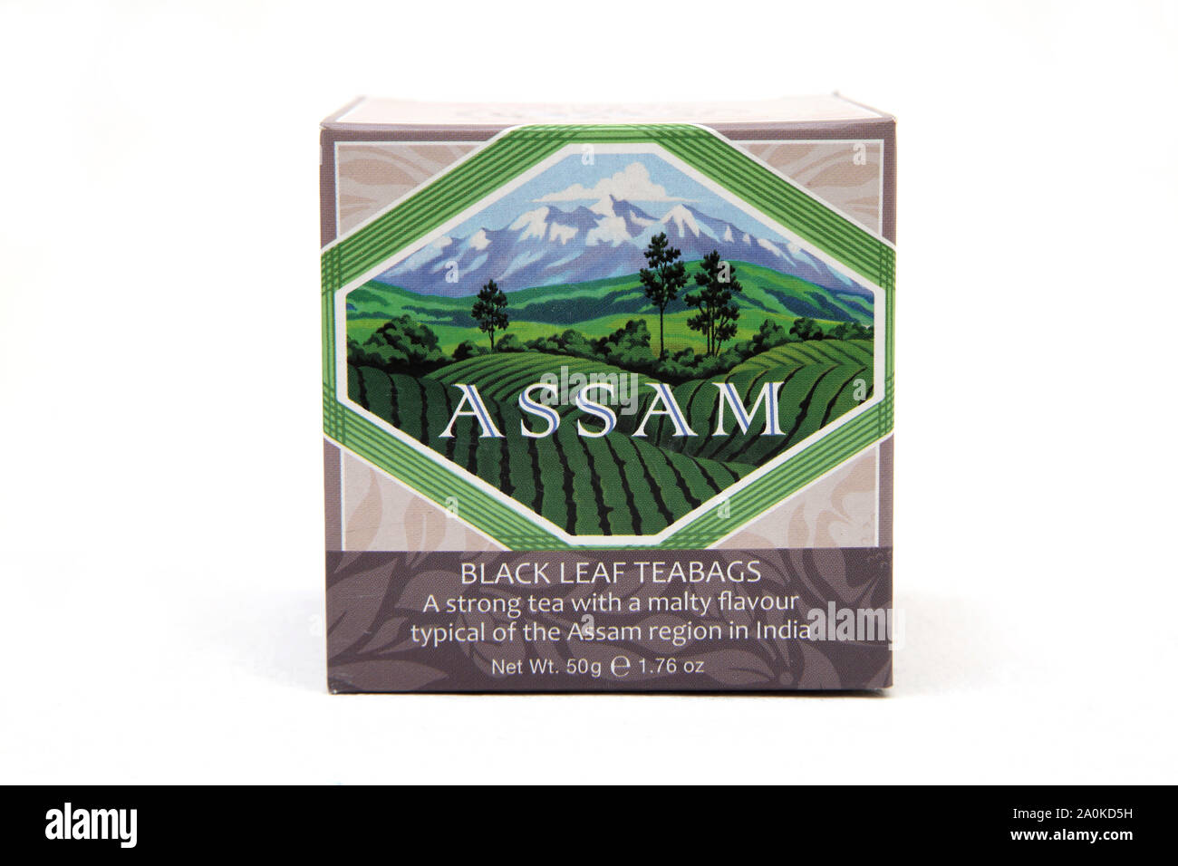 Scatola di tè Assam da Whittard di Chelsea Foto Stock