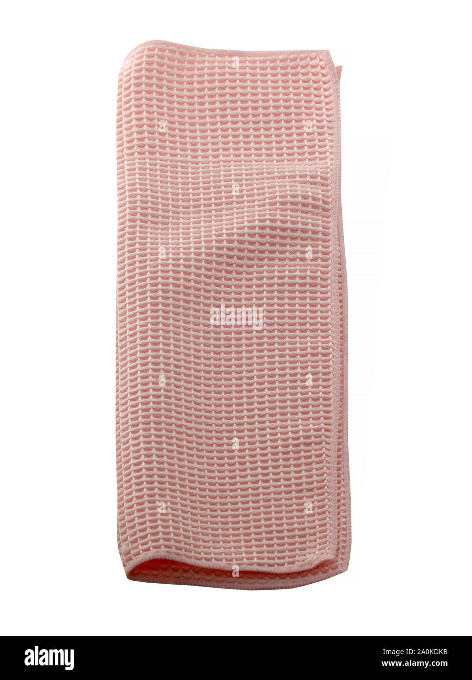 Microfibra panno per la polvere in diversi colori. Essa è isolata su uno sfondo bianco. Essi sono supporti per pulizia. Foto Stock