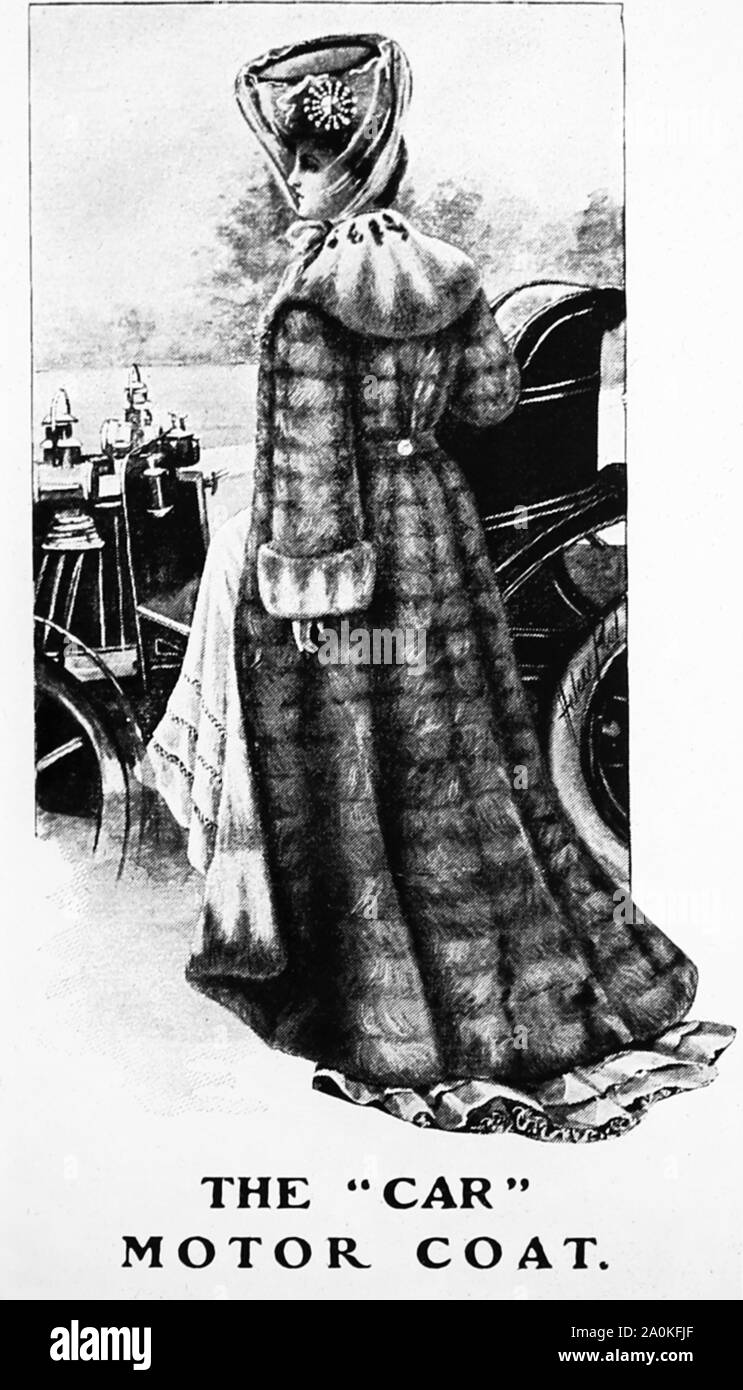 Pubblicità per la moda donna per primi gli automobilisti Foto Stock