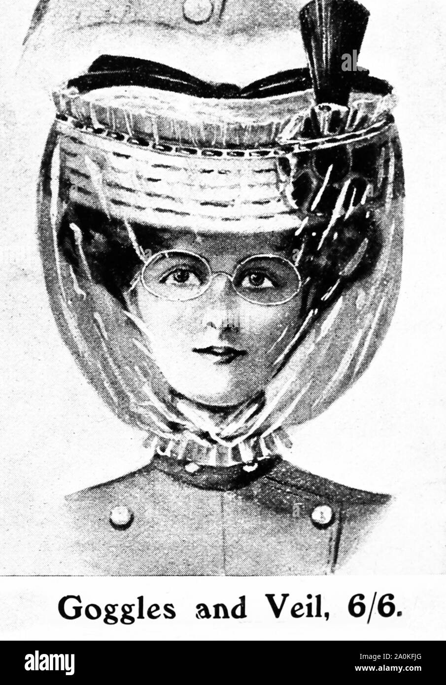 Pubblicità per la moda donna per primi gli automobilisti Foto Stock