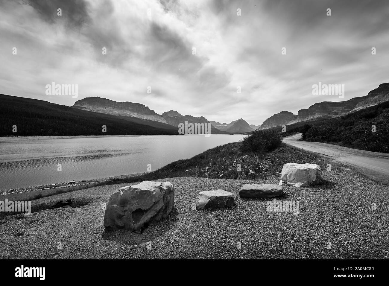 Il Parco Nazionale di Glacier, Montana Foto Stock